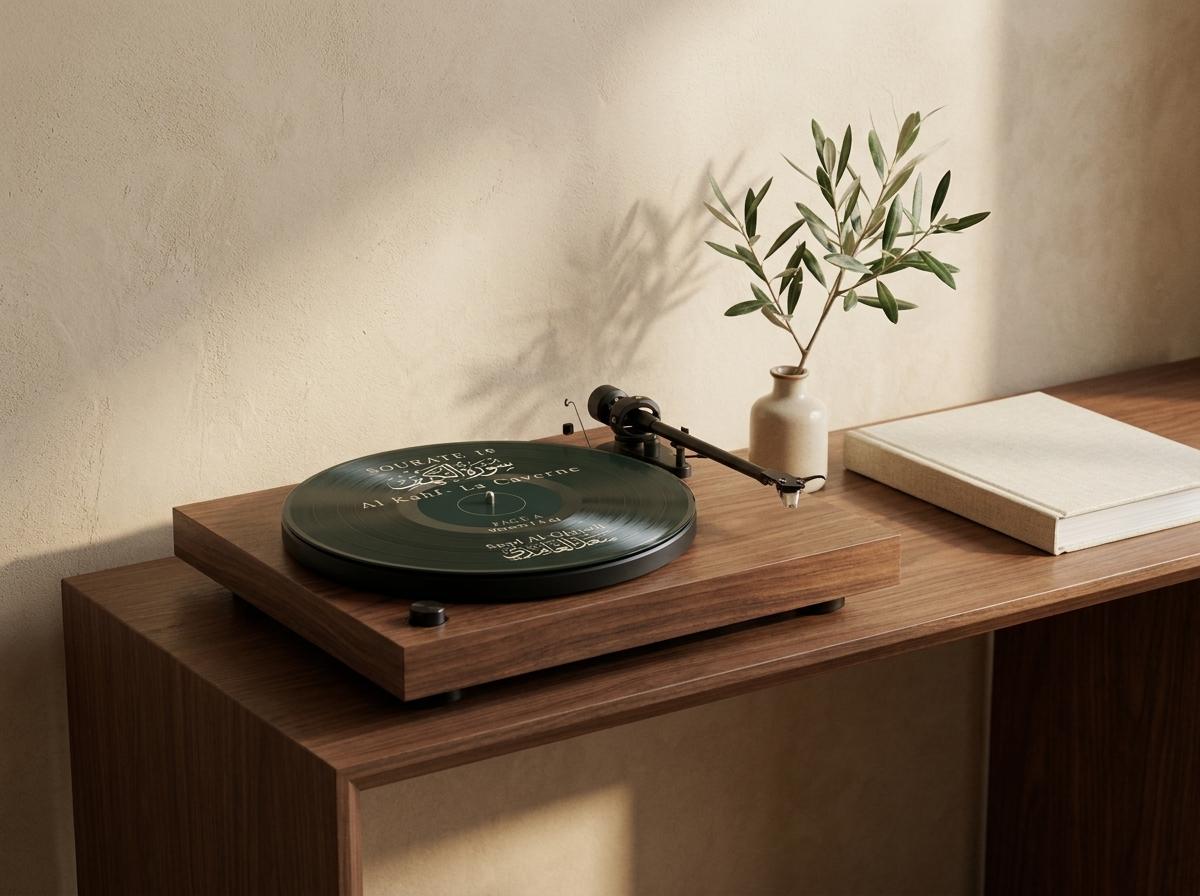 Platine et branche d'olivier