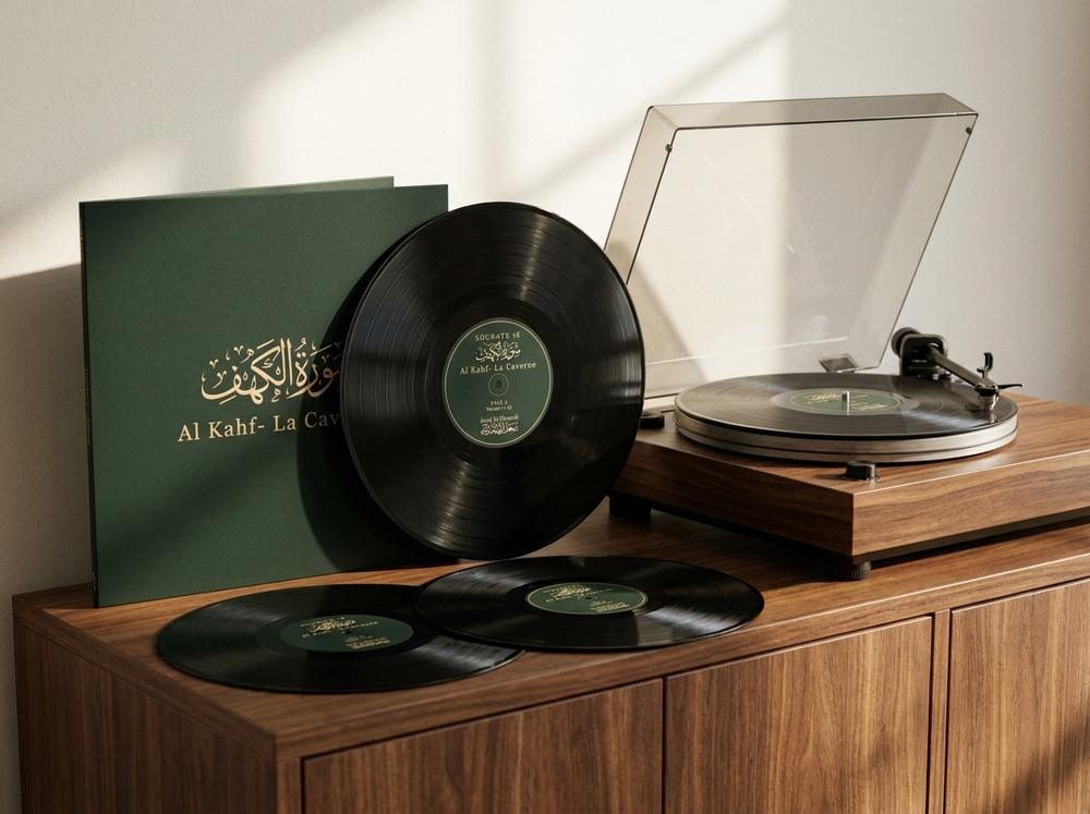 Pack L'Initié — tourne-disque et trois vinyles